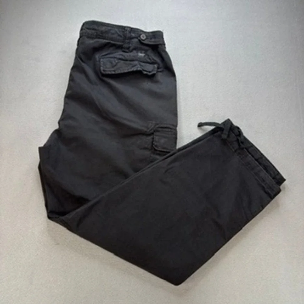 American Eagle Flex Cargo Pants Straight Fit 40x32 (FIT 39x30) Black Tactical